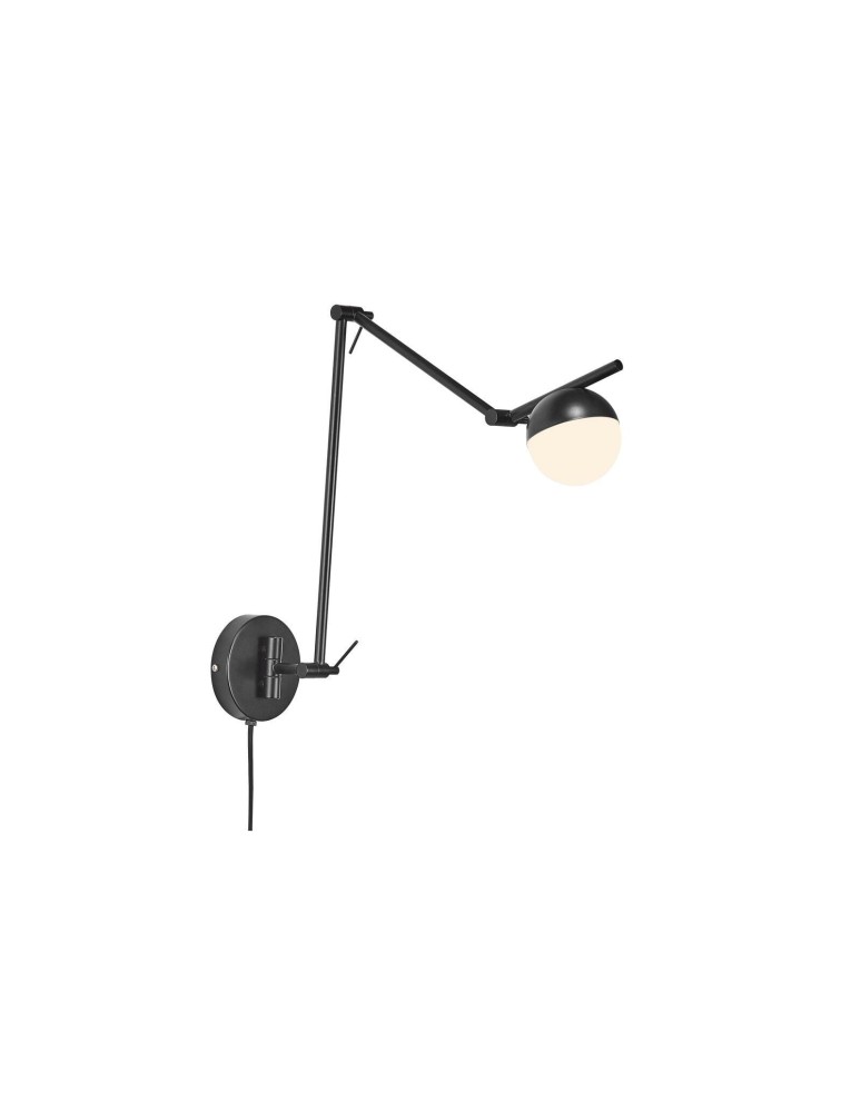 Cantilever wall lamps - NORDLUX CONTINA Wall lamp Wall lamp G9 5W Metal Black 2010971003 - product kolory-swiatla.pl 4