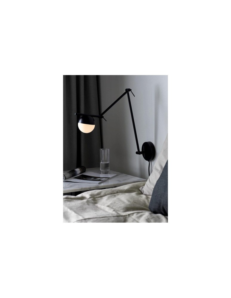 Cantilever wall lamps - NORDLUX CONTINA Wall lamp Wall lamp G9 5W Metal Black 2010971003 - product kolory-swiatla.pl 5