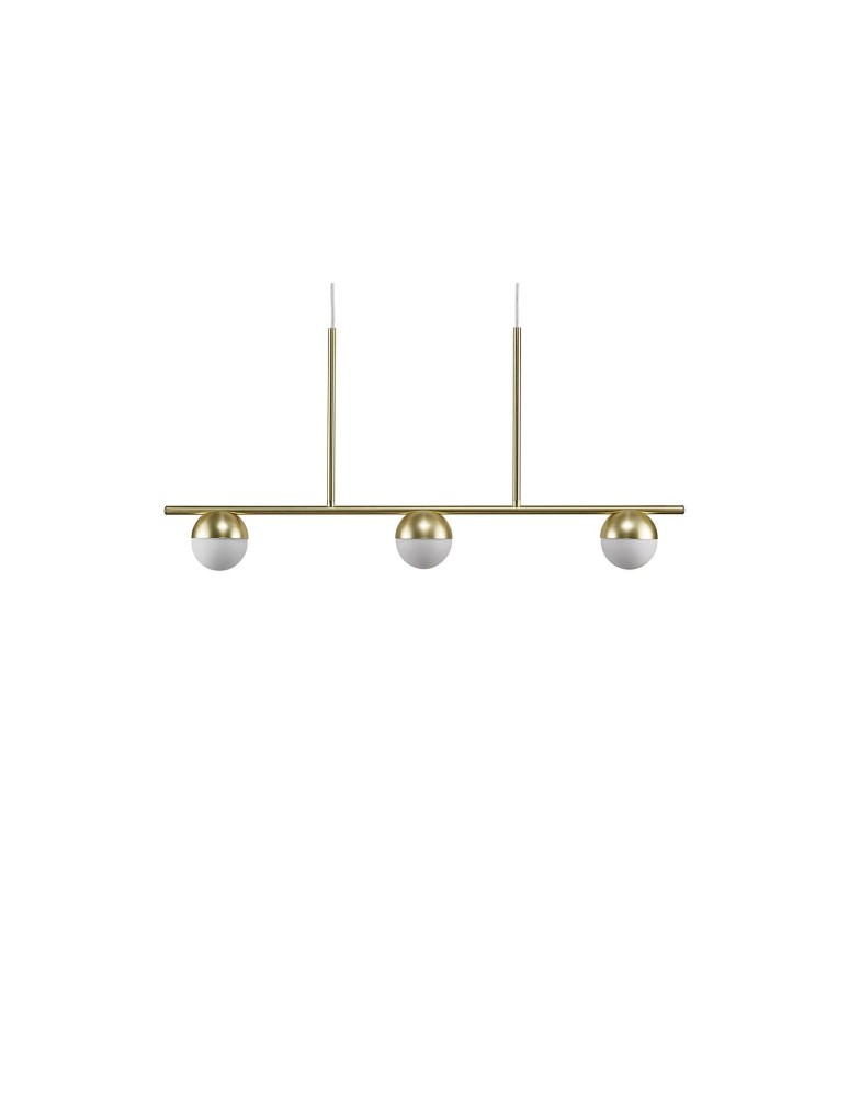 Pendant lamps spheres - NORDLUX CONTINA Pendant Lamp G9 5W Metal Brass 2010953035 - product kolory-swiatla.pl 3