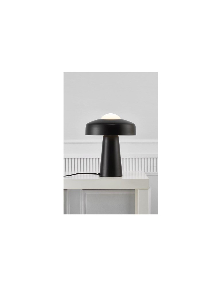 Scandinavian style table lamps - NORDLUX TIME Table Lamp E27 40W Metal Black 2010925003 - product kolory-swiatla.pl 5
