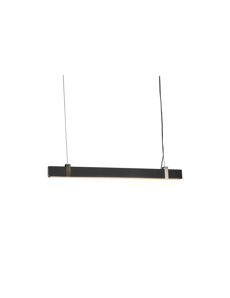 Pendant lamps over the island - NORDLUX LILT LED Metal Pendant Lamp Black 2010603003 - product kolory-swiatla.pl 2