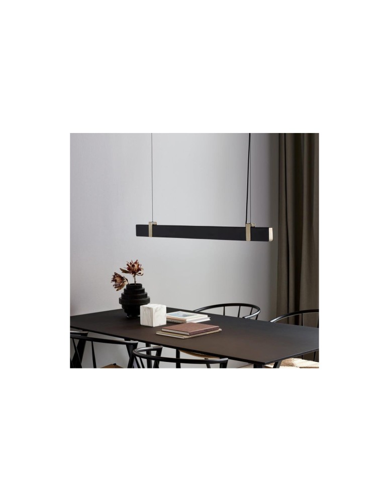 Pendant lamps over the island - NORDLUX LILT LED Metal Pendant Lamp Black 2010603003 - product kolory-swiatla.pl 4
