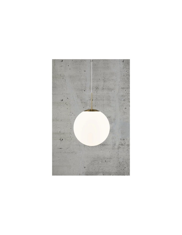 Pendant lamps spheres - NORDLUX GRANT Pendant Lamp E27 25W Brass 2010573035 - product kolory-swiatla.pl 5