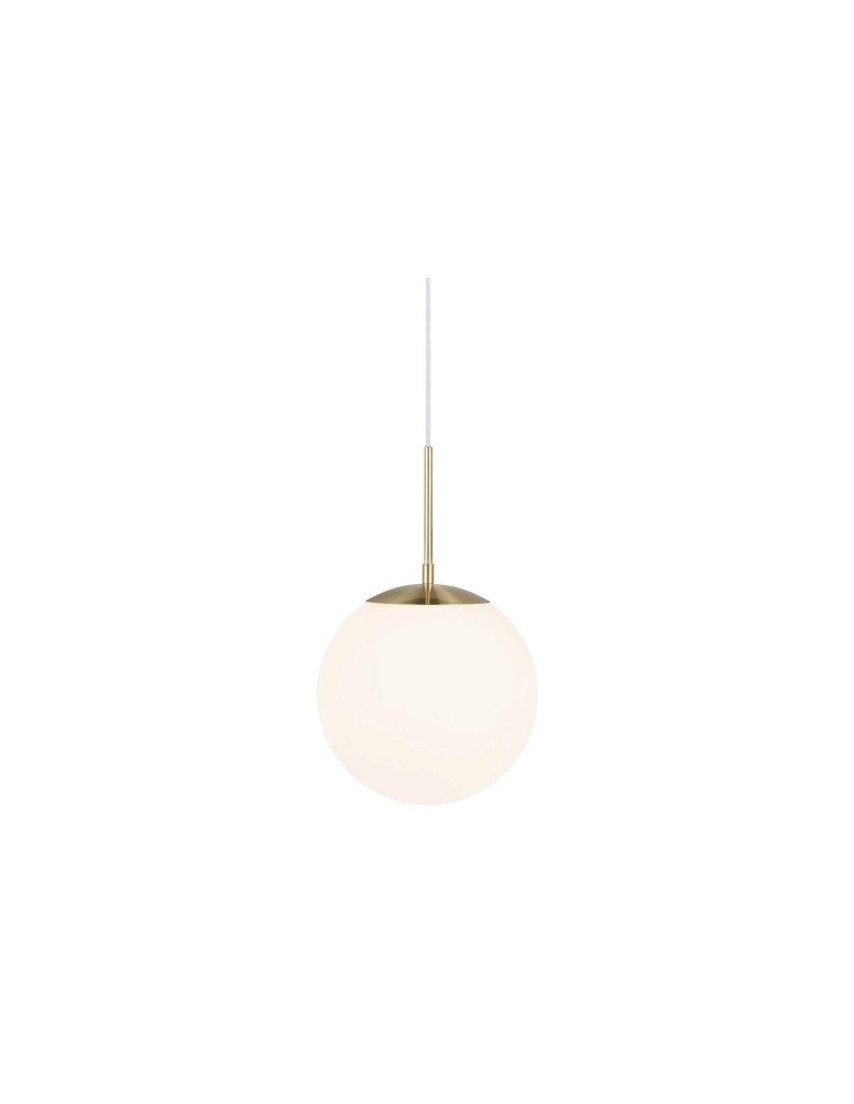 Pendant lamps spheres - NORDLUX GRANT Pendant Lamp E27 25W Brass 2010563035 - product kolory-swiatla.pl 1