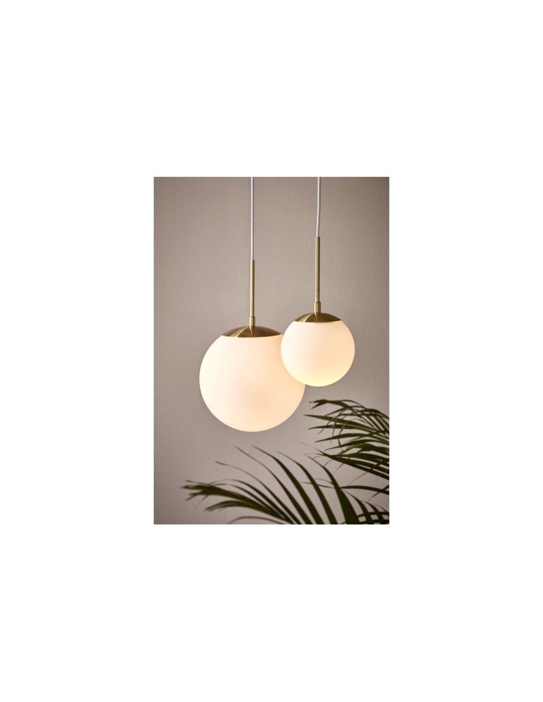 Pendant lamps spheres - NORDLUX GRANT Pendant Lamp E27 25W Brass 2010563035 - product kolory-swiatla.pl 5