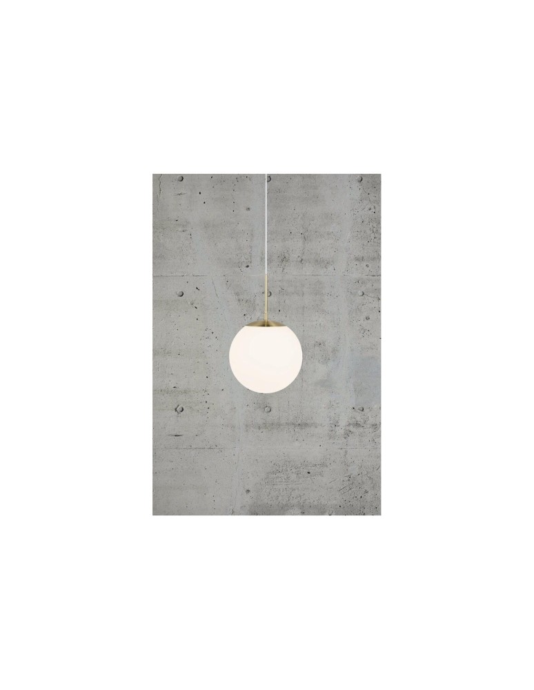 Pendant lamps spheres - NORDLUX GRANT Pendant Lamp E27 25W Brass 2010563035 - product kolory-swiatla.pl 7