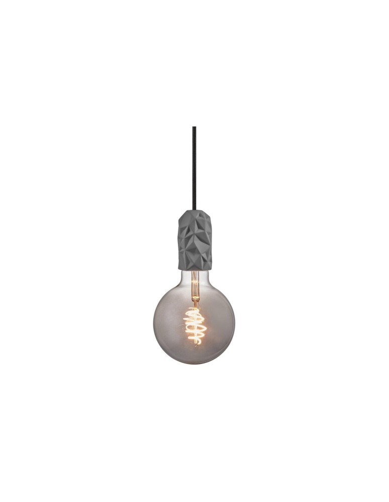 Pendant lamps bulbs - NORDLUX HANG Pendant Lamp E27 40W Porcelain Grey 2010013010 - product kolory-swiatla.pl 1