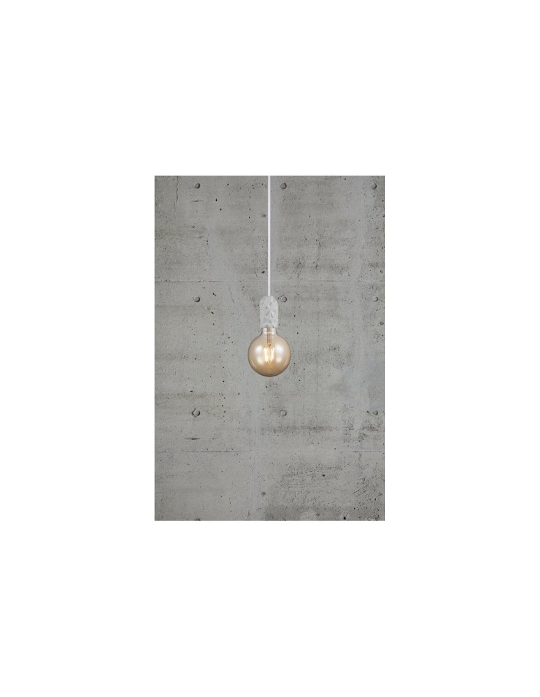 Pendant lamps bulbs - NORDLUX HANG Pendant Lamp E27 40W Porcelain White 2010013001 - product kolory-swiatla.pl 3