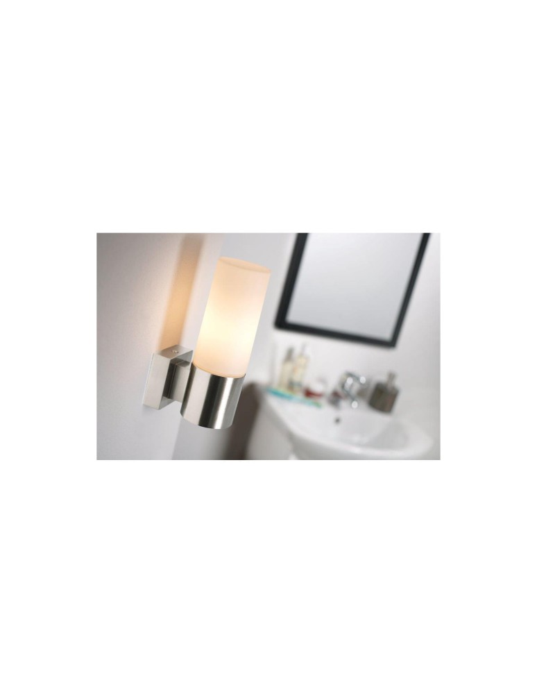 Bathroom wall lamps - NORDLUX TANG Bathroom Lamp E14 40W Brushed Steel 17131032 - product kolory-swiatla.pl 2