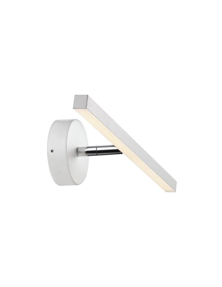 Bathroom wall lamps - NORDLUX IP LED Metal Bathroom Lamp White 83061001 - product kolory-swiatla.pl 1