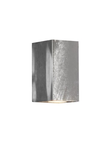 NORDLUX CANTO GU10 2X28W Metal Silver Wall Lamp 49731031