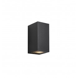 NORDLUX CANTO Lampa Ścienna GU10 2X28W Aluminium Czarny 49731003