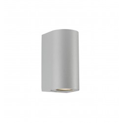 NORDLUX CANTO Lampa Ścienna GU10 2X28W Aluminium Szary 49721010