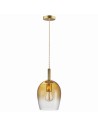 NORDLUX UMA 40W E27 Gold Glass/Metal Pendant Lamp 2112703027