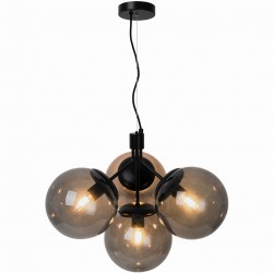 NORDLUX Lampa wisząca IVONA 28W E27 Czarny Szkło/Metal 2112153003
