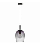 Scandinavian style pendant lamps - NORDLUX UMA 40W E27 Grey Glass/Metal Pendant Lamp 2112703047 - product 1