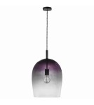 Scandinavian style pendant lamps - NORDLUX UMA 40W E27 Grey Glass/Metal Pendant Lamp 2112733047 - product 1
