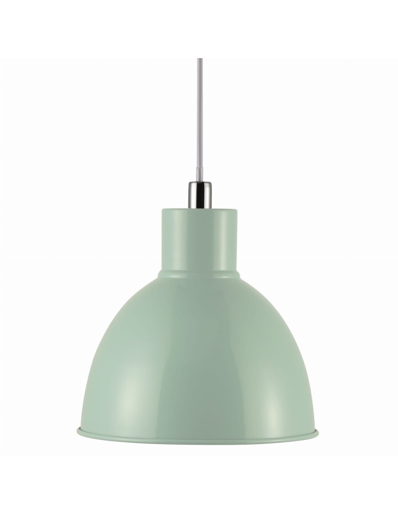 Scandinavian style pendant lamps - NORDLUX POP 60W E27 Green Metal Pendant Lamp 45833023 - product kolory-swiatla.pl 1