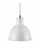 Scandinavian style pendant lamps - NORDLUX POP 60W E27 White Metal Pendant Lamp 45833001 - product 1