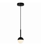 Scandinavian style pendant lamps - NORDLUX CONTINA 5W G9 Black Metal/Glass Pendant Lamp 2113153003 - product 1