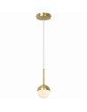 NORDLUX CONTINA 5W G9 Gold Metal/Glass Pendant Lamp 2113153035