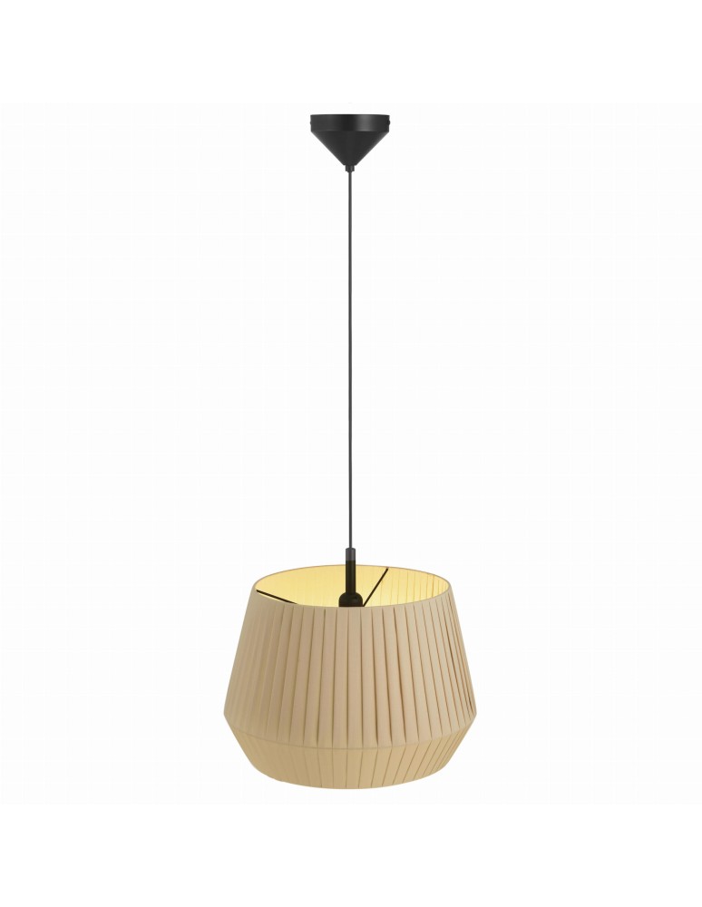 Scandinavian style pendant lamps - NORDLUX DICTE 60W E27 Beige Fabric/Metal Pendant Lamp 2112353009 - product kolory-swiatla.pl 1