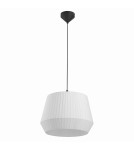 Scandinavian style pendant lamps - NORDLUX DICTE 60W E27 White Fabric/Metal Pendant Lamp 2112353001 - product 1