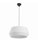 Scandinavian style pendant lamps - NORDLUX DICTE 60W E27 White Fabric/Metal Pendant Lamp 2112373001 - product 1