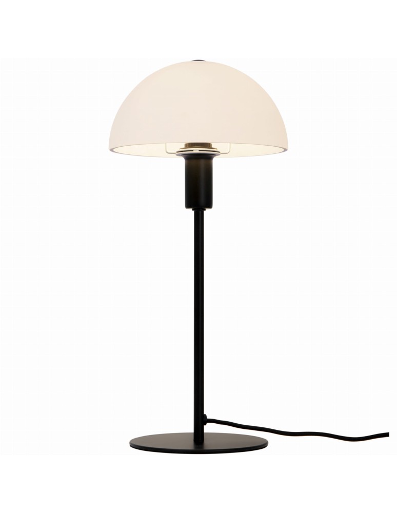 Scandinavian style table lamps - NORDLUX ELLEN 40W E14 Black Metal/Glass Table Lamp 2112305003 - product kolory-swiatla.pl 1