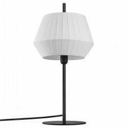 NORDLUX Lampa stołowa DICTE 40W E14 Biały Tkanina/Metal 2112405001