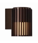 Outdoor wall lamps - NORDLUX MATR 15W E27 Brown Aluminum/Plastic Wall Lamp 2118011061 - product 1
