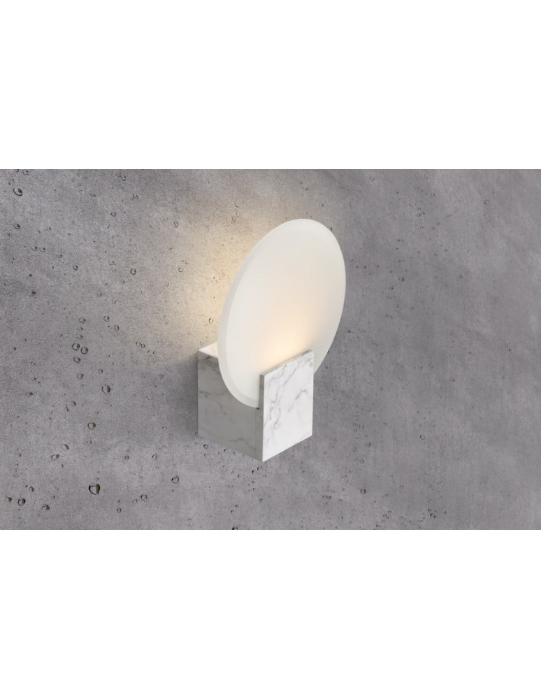 NORDLUX Lampa ścienna HESTER 1xLED Tworzywo sztuczne Marmur 2015391020 NORDLUX Lampa ścienna HESTER 1xLED Tworzywo sztuczne Marmur 2015391020