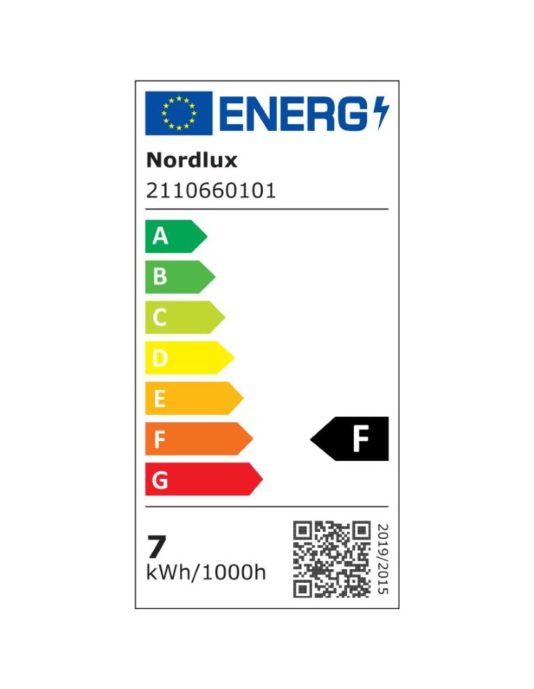 Hermetic ceiling luminaires - NORDLUX Bathroom lamp LANDON 1xLED Metal White 2110660101 - product kolory-swiatla.pl 5