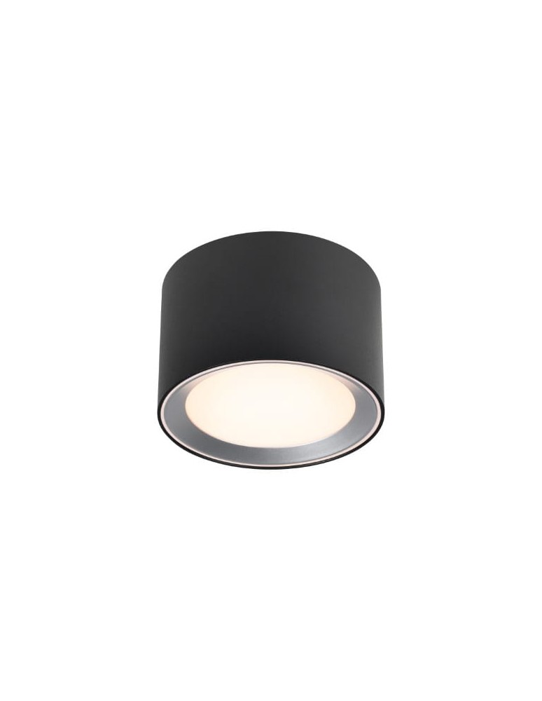 Hermetic ceiling luminaires - NORDLUX Bathroom lamp LANDON 1xLED Metal Black 2110660103 - product kolory-swiatla.pl 1