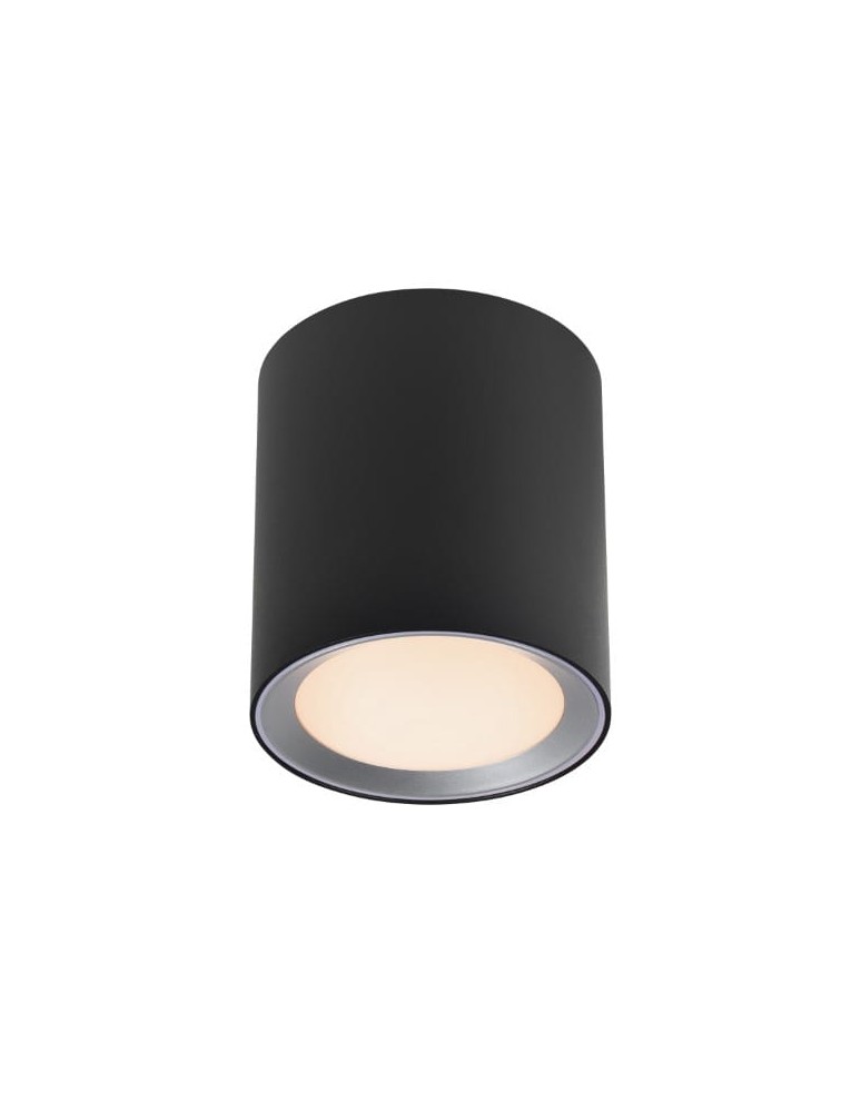 Hermetic ceiling luminaires - NORDLUX Bathroom lamp LANDON 1xLED Metal Black 2110670103 - product kolory-swiatla.pl 3