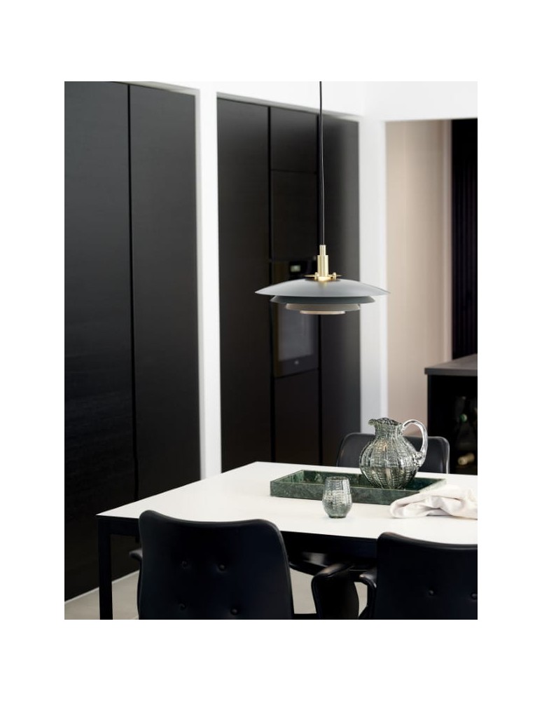 Scandinavian style pendant lamps - NORDLUX BRETAGNE pendant lamp 1xG9 25W Metal Grey 39489910 - product kolory-swiatla.pl 4