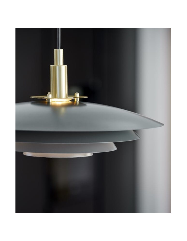 Scandinavian style pendant lamps - NORDLUX BRETAGNE pendant lamp 1xG9 25W Metal Grey 39489910 - product kolory-swiatla.pl 5