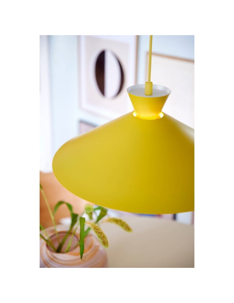 Scandinavian style pendant lamps - NORDLUX DIAL pendant lamp 1xE27 40W Metal Yellow 2213353026 - product kolory-swiatla.pl 5
