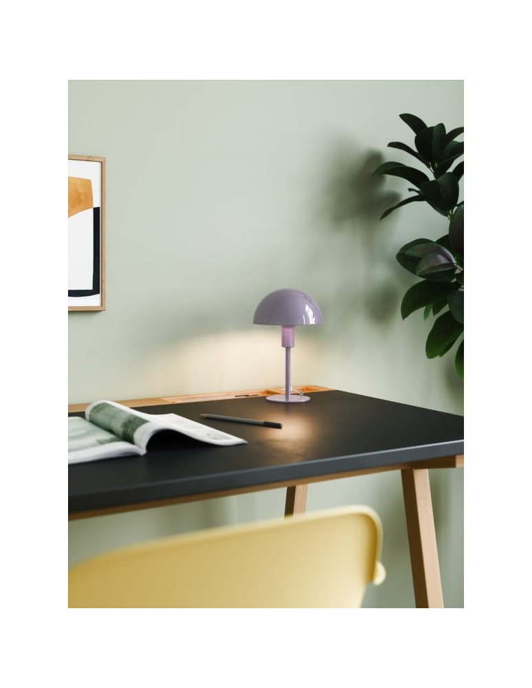 Scandinavian style table lamps - NORDLUX ELLEN table lamp 1xE14 40W Metal Purple 2213745007 - product kolory-swiatla.pl 2