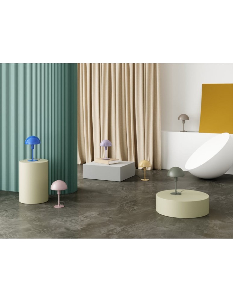 Scandinavian style table lamps - NORDLUX Table Lamp ELLEN 1xE14 40W Metal Dusty Rose 2213745057 - product kolory-swiatla.pl 3