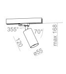 Lamps for 3-phase busbars - Aqform PET 230V track Reflector 12548-0000-U8-PH - product 2
