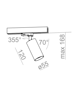 Aqform PET 230V track Reflektor 12548-0000-U8-PH - produkt 2