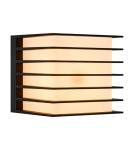 Outdoor wall lamps - NORDLUX FLUCTUS wall lamp 1xE27 15W Metal Black 2318211003 - product 1
