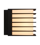 Outdoor wall lamps - NORDLUX FLUCTUS wall lamp 1xE27 15W Metal Black 2318211003 - product 2