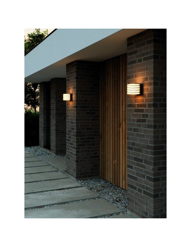Outdoor wall lamps - NORDLUX FLUCTUS wall lamp 1xE27 15W Metal Black 2318211003 - product kolory-swiatla.pl 4