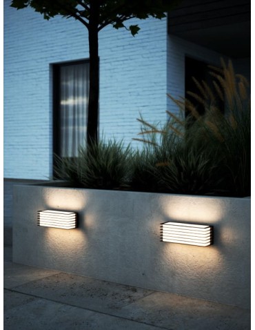 NORDLUX FLUCTUS wall lamp 2xE27 15W Metal Black 2318231003 - product 2