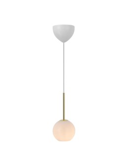 NORDLUX Lampa wisząca FRANCA 1xE14 40W Szkło Mosiądz 2312523035