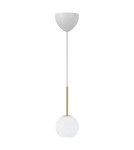 Pendant lamps spheres - NORDLUX FRANCA Pendant Lamp 1xE14 40W Glass Brass 2312523035 - product 3