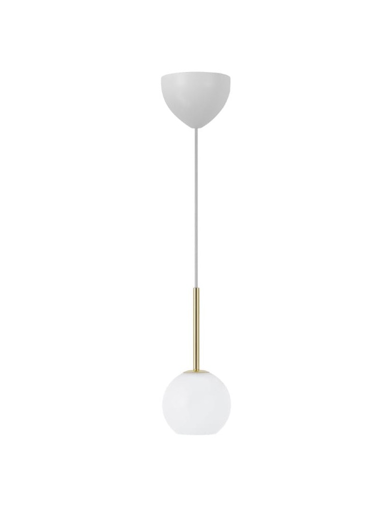 Pendant lamps spheres - NORDLUX FRANCA Pendant Lamp 1xE14 40W Glass Brass 2312523035 - product kolory-swiatla.pl 3