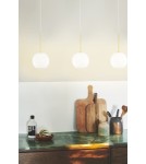 Pendant lamps spheres - NORDLUX FRANCA Pendant Lamp 1xE14 40W Glass Brass 2312523035 - product 5